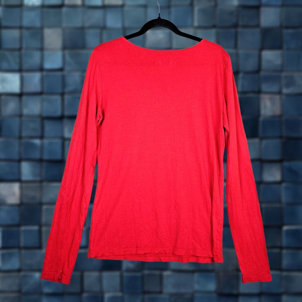 Vintage Blue Platypus T-Shirt Women M Red Solid Cotton Graphic Printed Tee Short Sleeve Casual Size M / US 6-8 / IT 42-44 - 1 Thumbnail