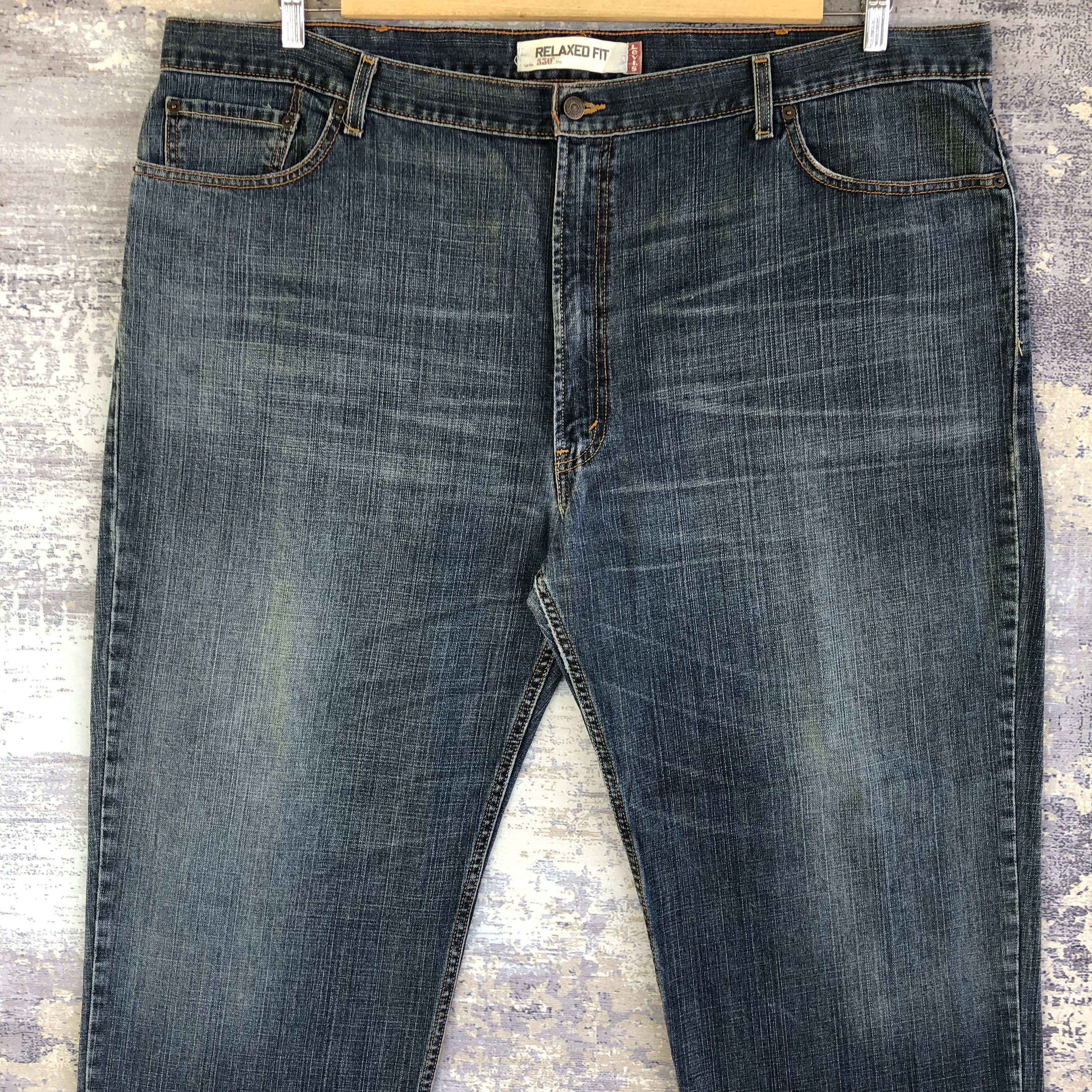 Levi's Vintage Levis 550 Baggy Jeans Levi's Oversized Faded Denim Size US 44 / EU 60 - 3 Thumbnail