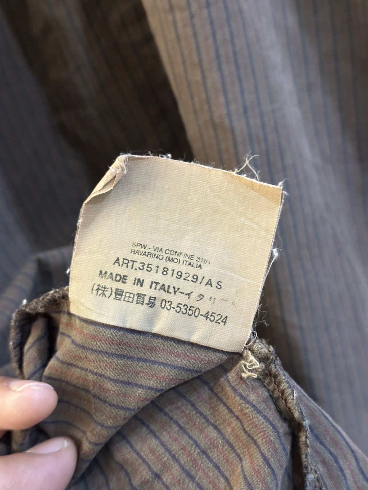C.P. Company 1990 - C.P. Company Made In Italy Stripes Button Up Shirt Size US M / EU 48-50 / 2 - 7 Thumbnail