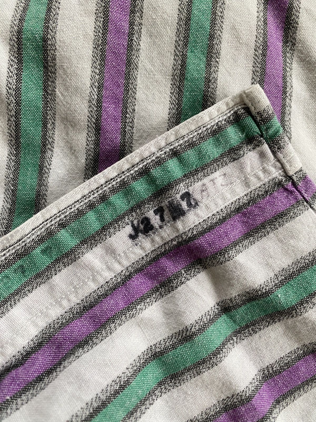 Dockers × Vintage Vintage ‘92 Dockers Oversized Stripe Short Sleeve Button Up Size US M / EU 48-50 / 2 - 10 Thumbnail