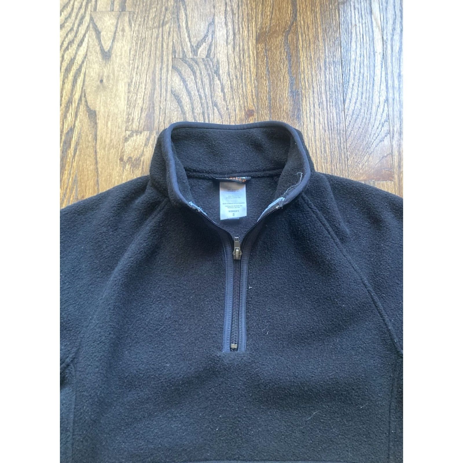 Patagonia VINTAGE Patagonia Synchilla Fleece Pullover Womens Small Black Marsupial 1/4 Zip Sweater Regular Women Size S / US 4 / IT 40 - 4 Thumbnail