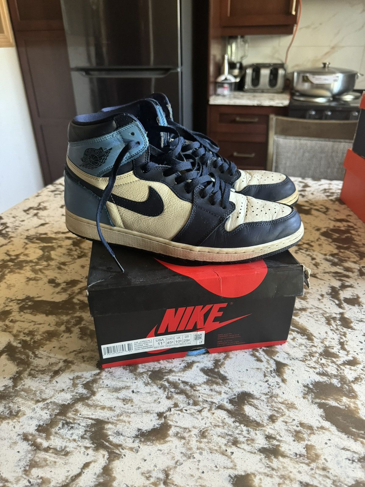 Nike Air Jordan 1 Retro High OG - Obsidian | Grailed