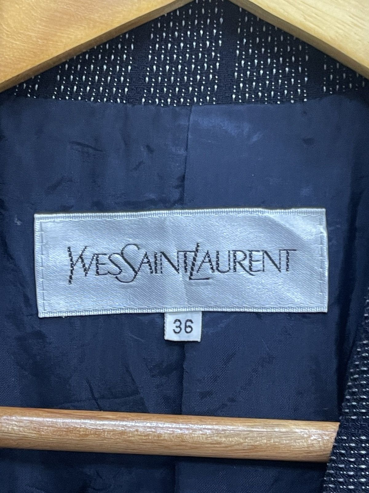 Yves Saint Laurent Yves Saint Laurent Women’s Stripe Blazer – Size 36 Size M / US 6-8 / IT 42-44 - 2 Thumbnail