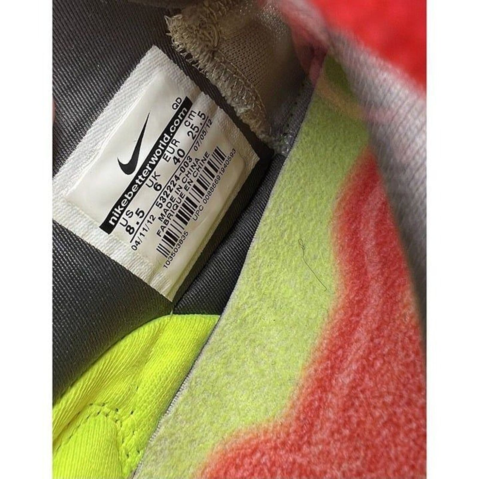Nike Nike Womens Lunarlon Hyperworkout Sneakers Sz 8.5 Size US 8.5 / IT 38.5 - 7 Thumbnail