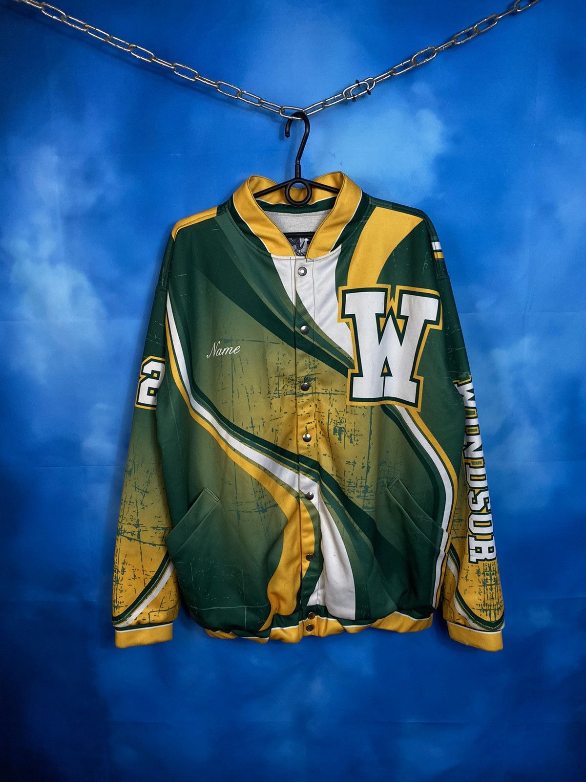 NHL × Vintage 🔥 NHL VINTAGE JACKET WINDSOR HORNETS 🐝 Size US L / EU 52-54 / 3 - 3 Thumbnail