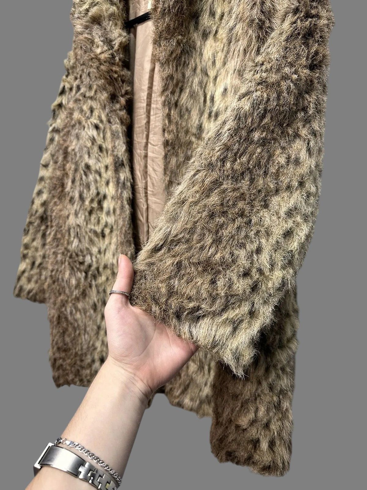 Hysteric Glamour Brown Longline Coat Women’s Retro Chic Minimal Style Size M / US 6-8 / IT 42-44 - 5 Thumbnail