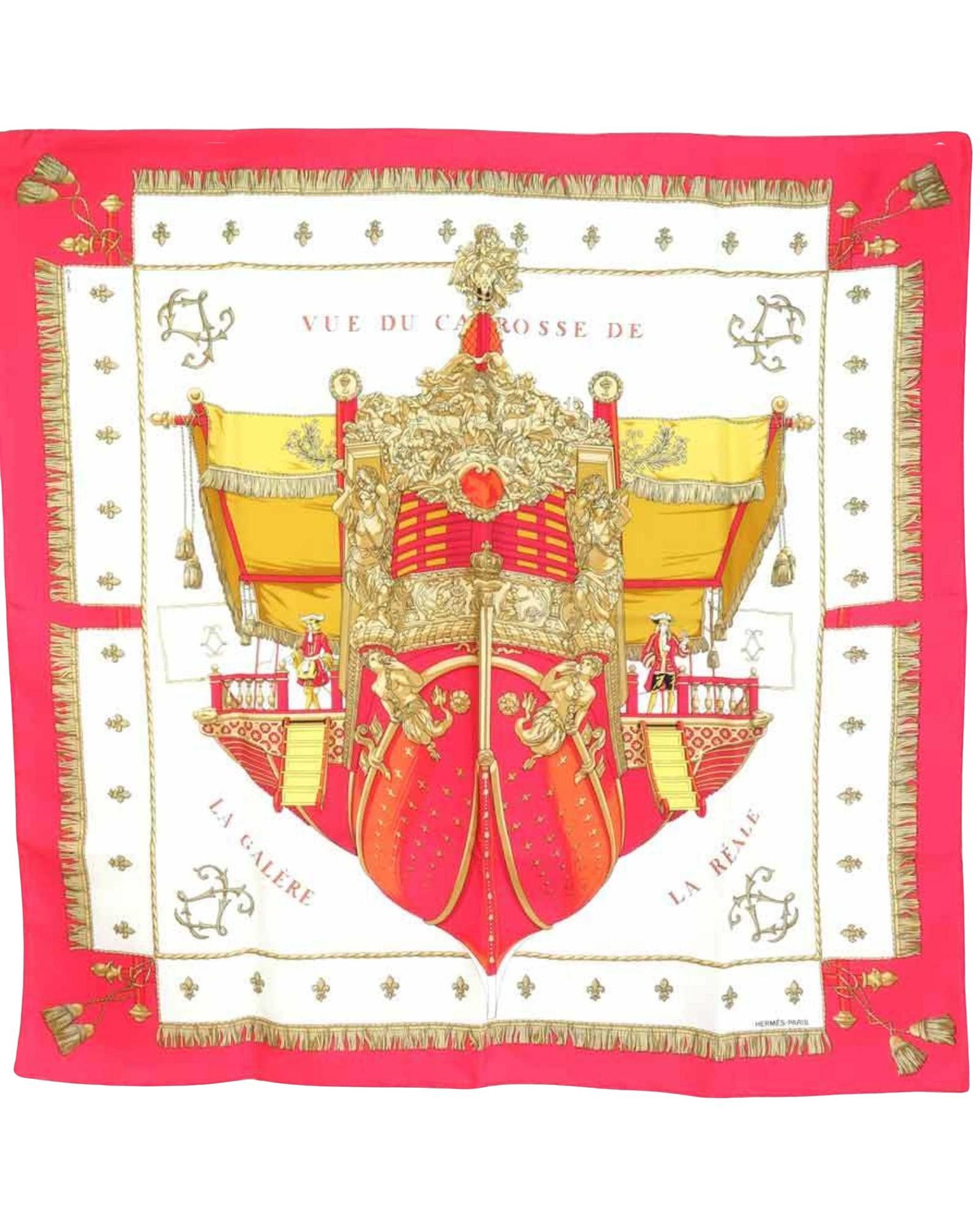 image of Hermes Iconic Multicolour Silk Square Scarf, Women's