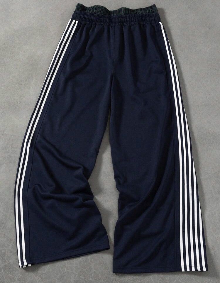 Other DRIP Wide Leg Stripe Y2K Sweatpants Size US 29 - 4 Thumbnail