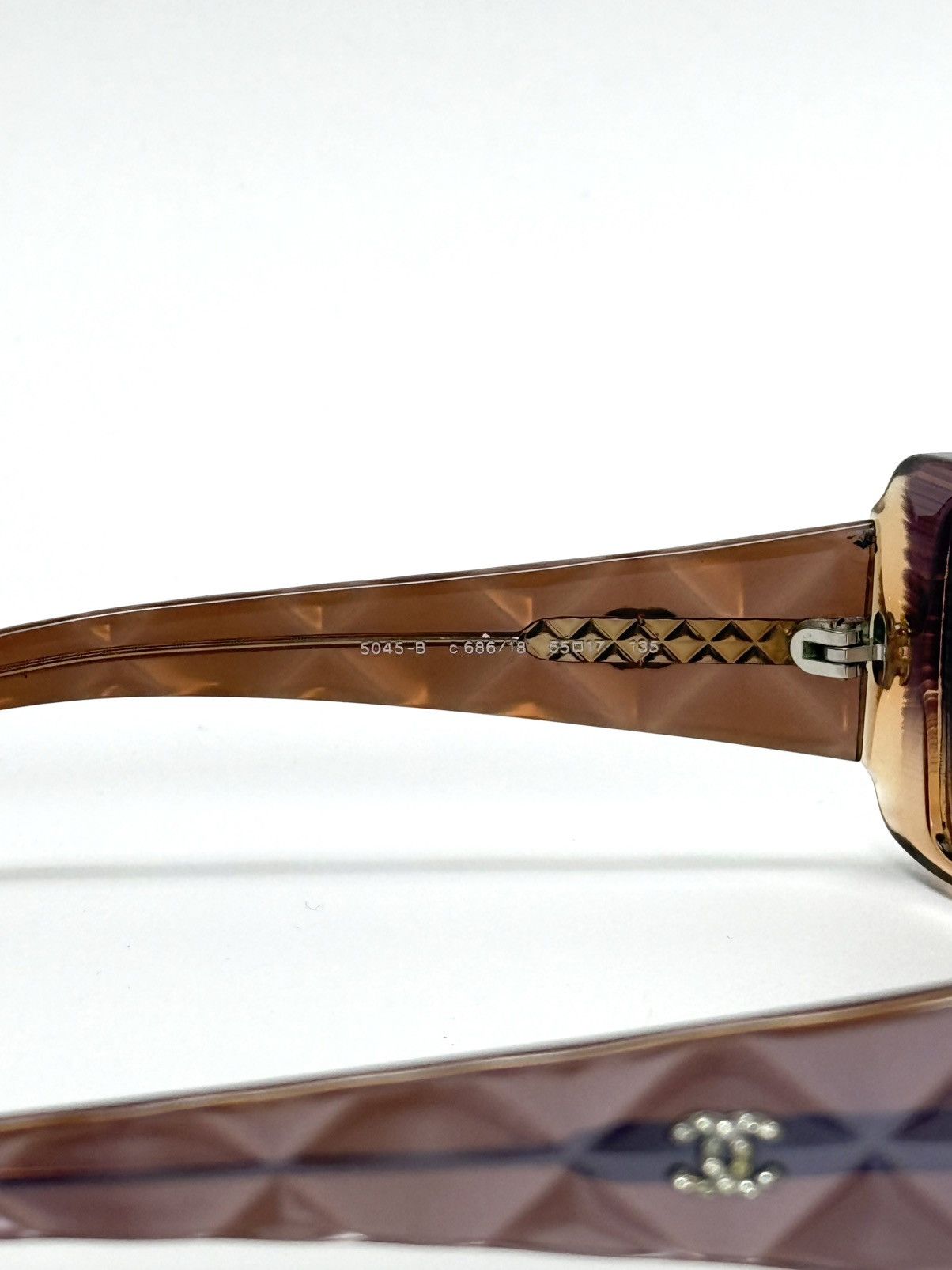 Chanel VINTAGE CHANEL SQUARE SUNGLASSES WITH LOGO Size ONE SIZE - 5 Thumbnail