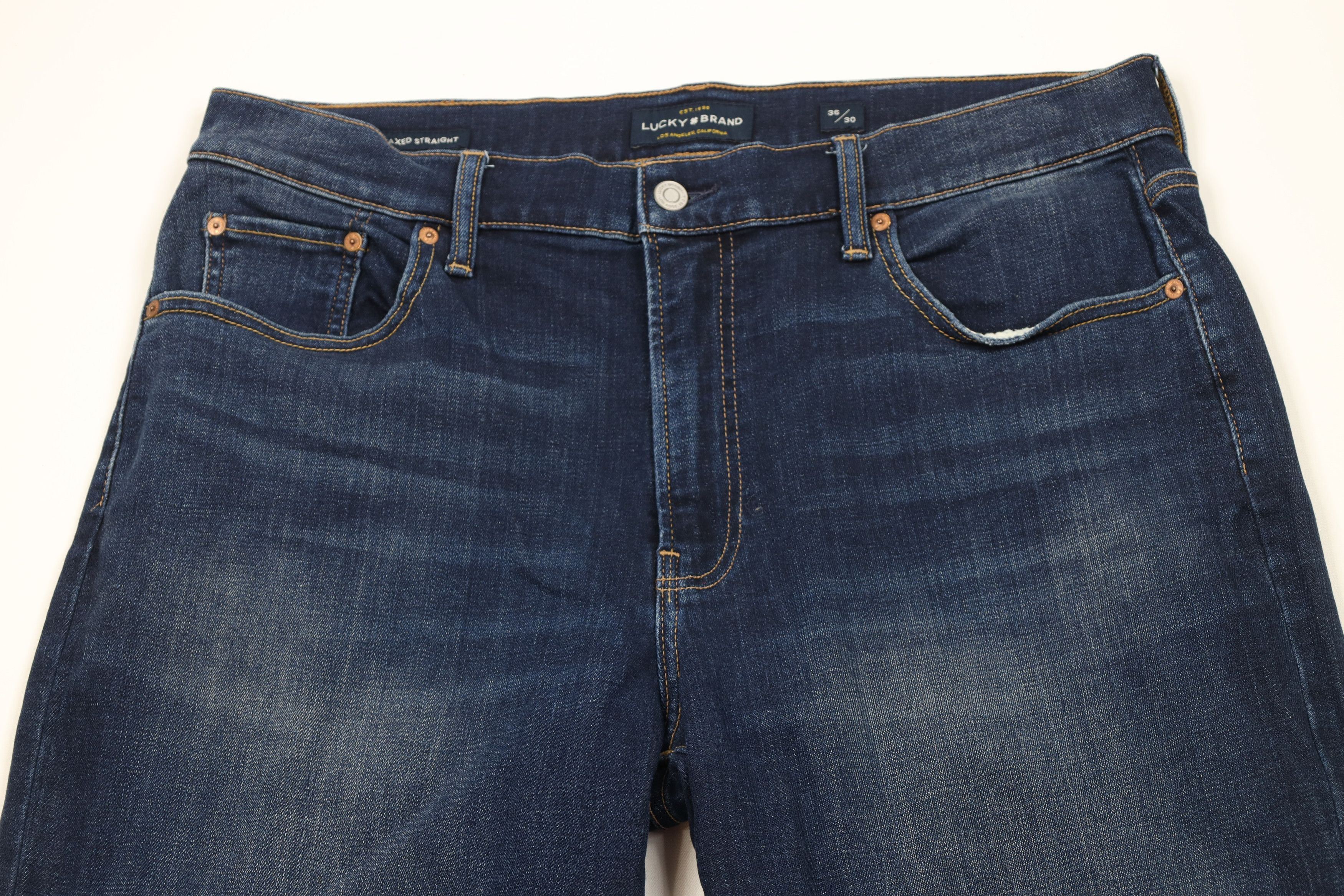 Lucky Brand Vintage Y2K Lucky Brand 181 Relaxed Straight Wide Leg Jeans Size US 36 / EU 52 - 2 Thumbnail