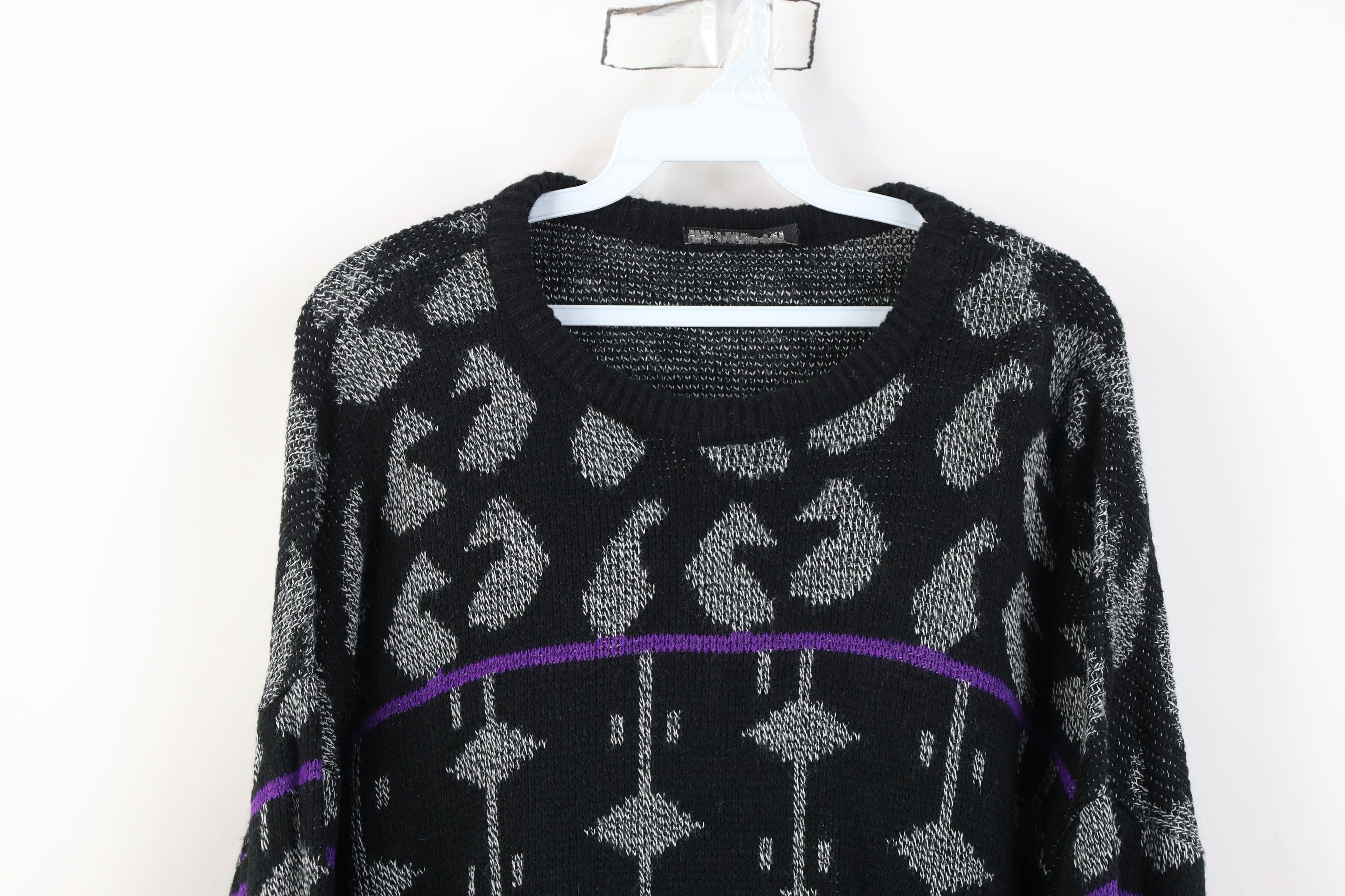 Playboy Vintage 80s 90s Playboy Style Ed Bassmaster Knit Sweater USA Size US M / EU 48-50 / 2 - 2 Thumbnail