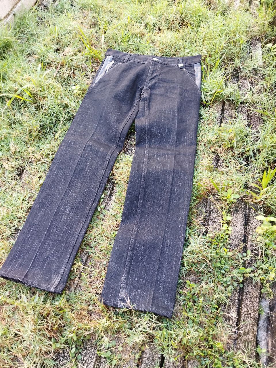 Japanese Brand Vintage Artisan Japan Denim + Leather Pants Size US 32 / EU 48 - 4 Thumbnail