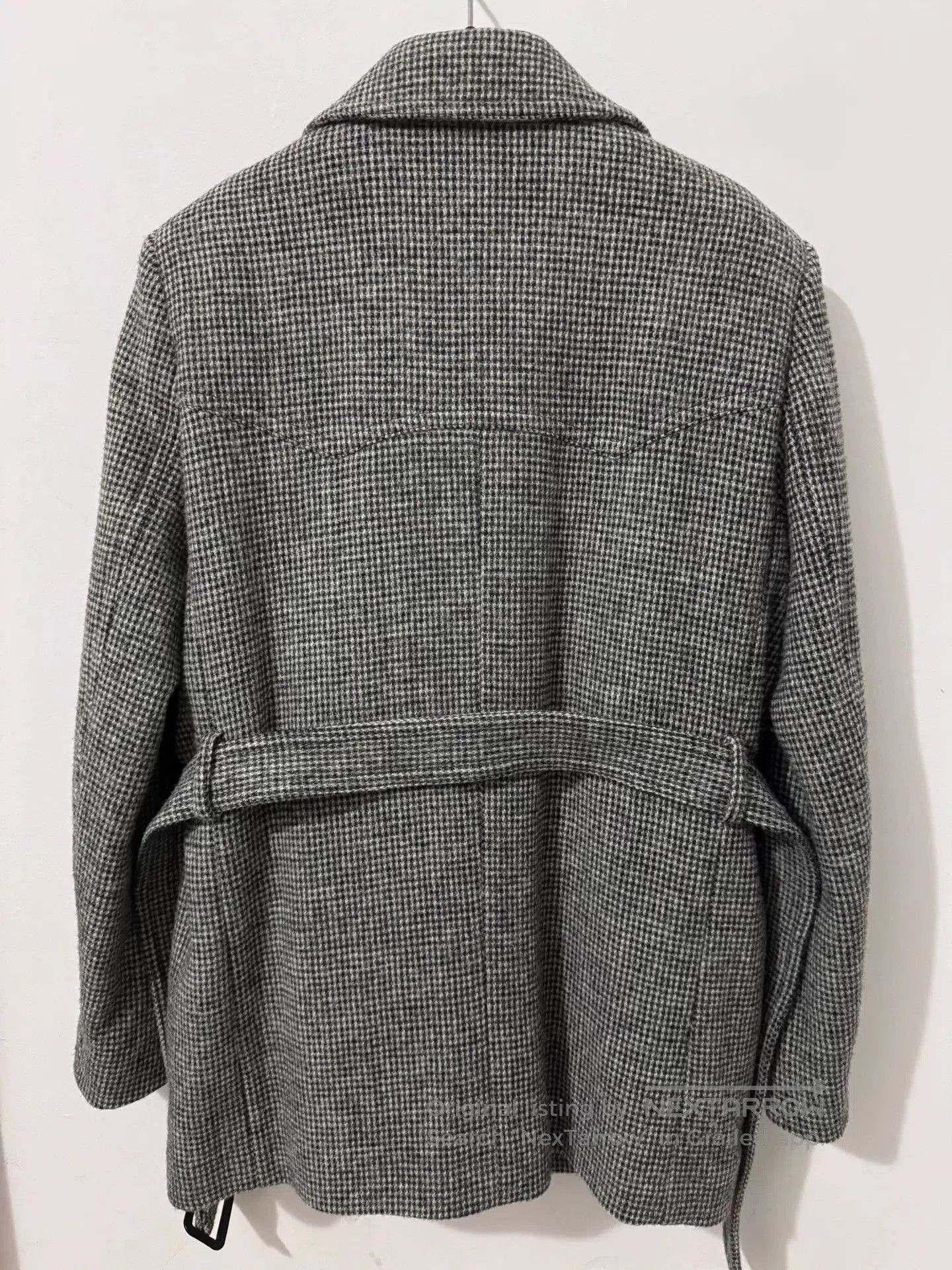 Saint Laurent Paris Saint Laurent Double-Breasted Check Coat. Size US L / EU 52-54 / 3 - 2 Thumbnail