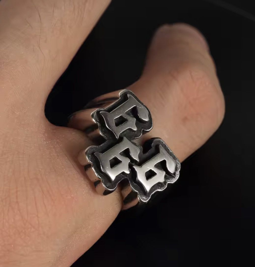Jewelry HARDCORE Gothic 666 Ring - Aesthetic Biker Band ( Size 7-14) Size ONE SIZE - 5 Thumbnail