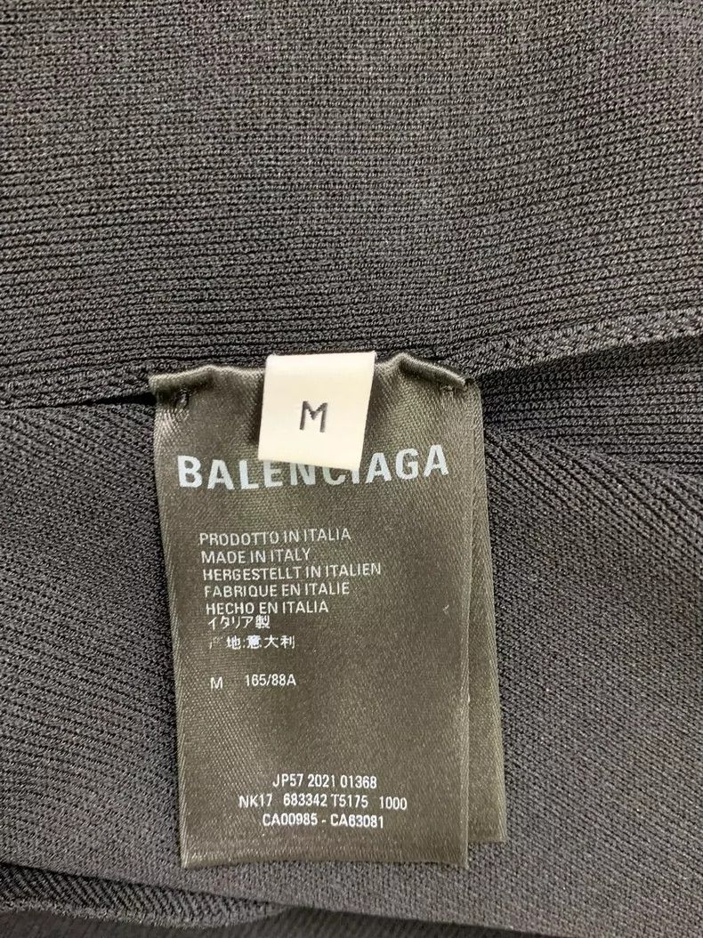 Balenciaga Balenciaga Black Letter Logo Knit Top Size US M / EU 48-50 / 2 - 5 Thumbnail