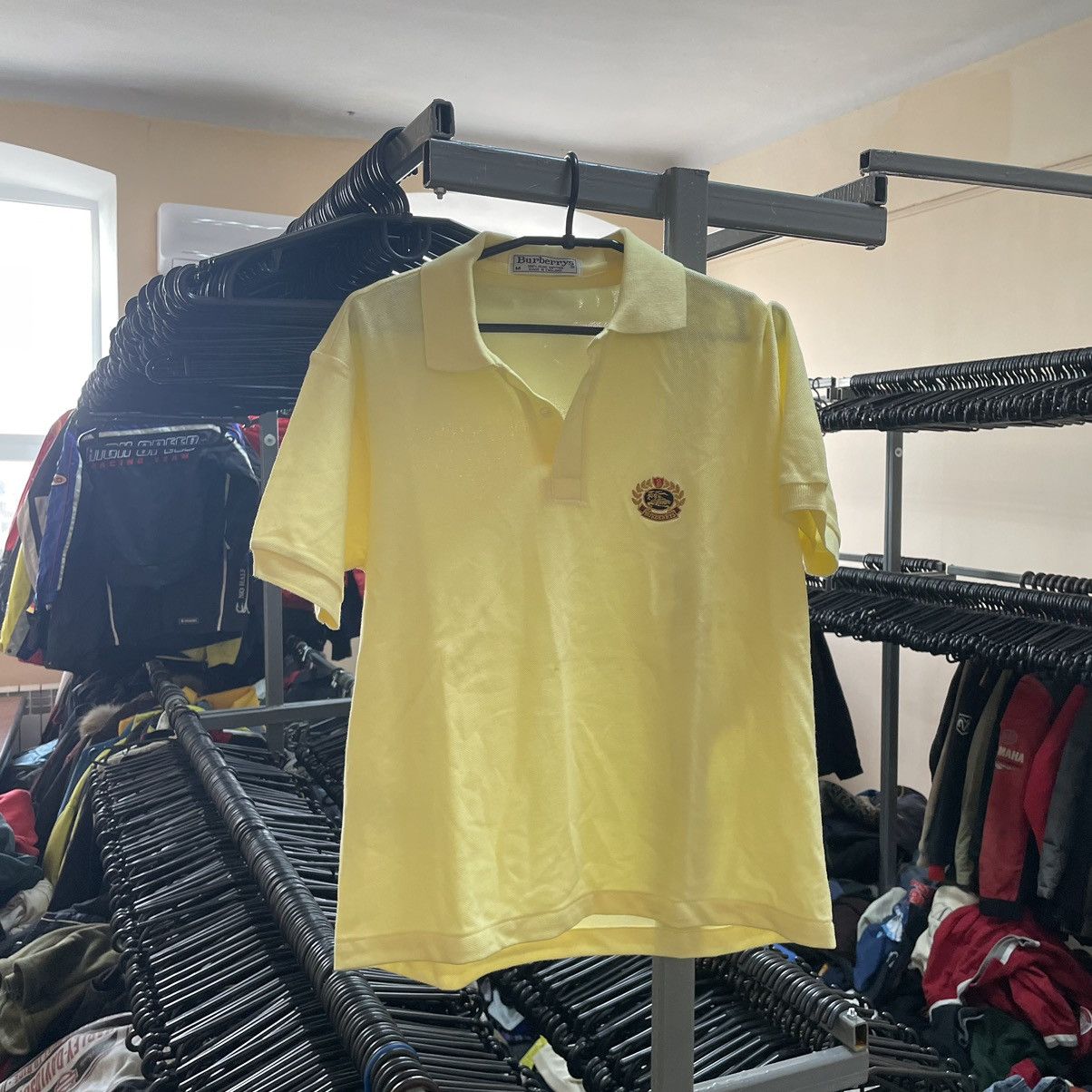 Vintage 90s Burberrys Polo Shirt tee old money king mercer