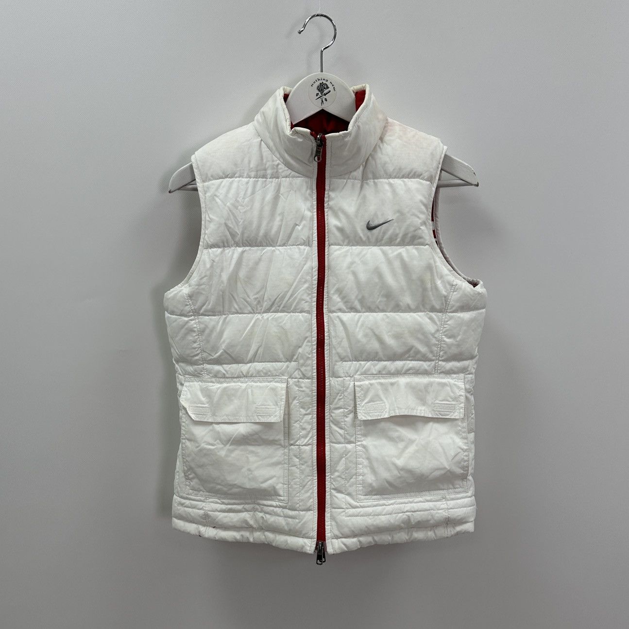 Vintage Vintage 00s Nike Embroidered puffer reversible vest y2k rare Size M / US 6-8 / IT 42-44 - 2 Thumbnail