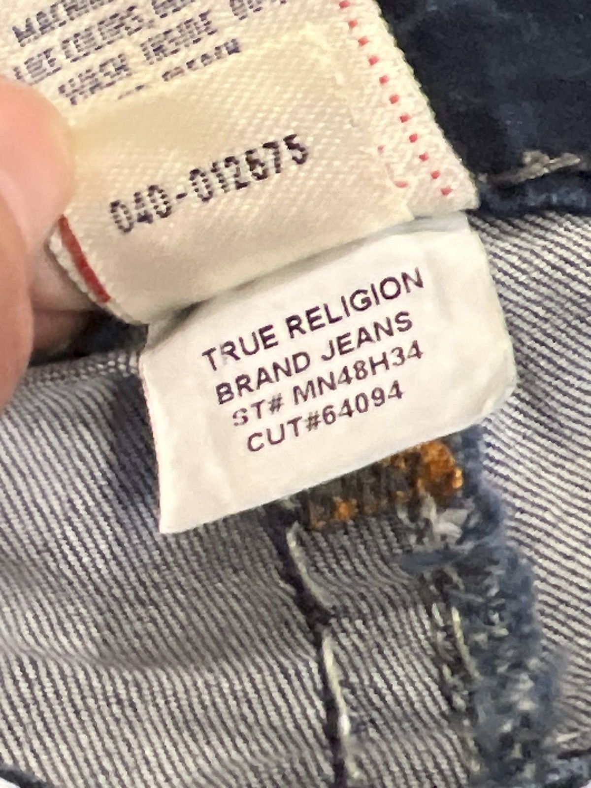 True Religion True Religion Tori Super T Denim Skinny Jeans Size 31" - 12 Thumbnail