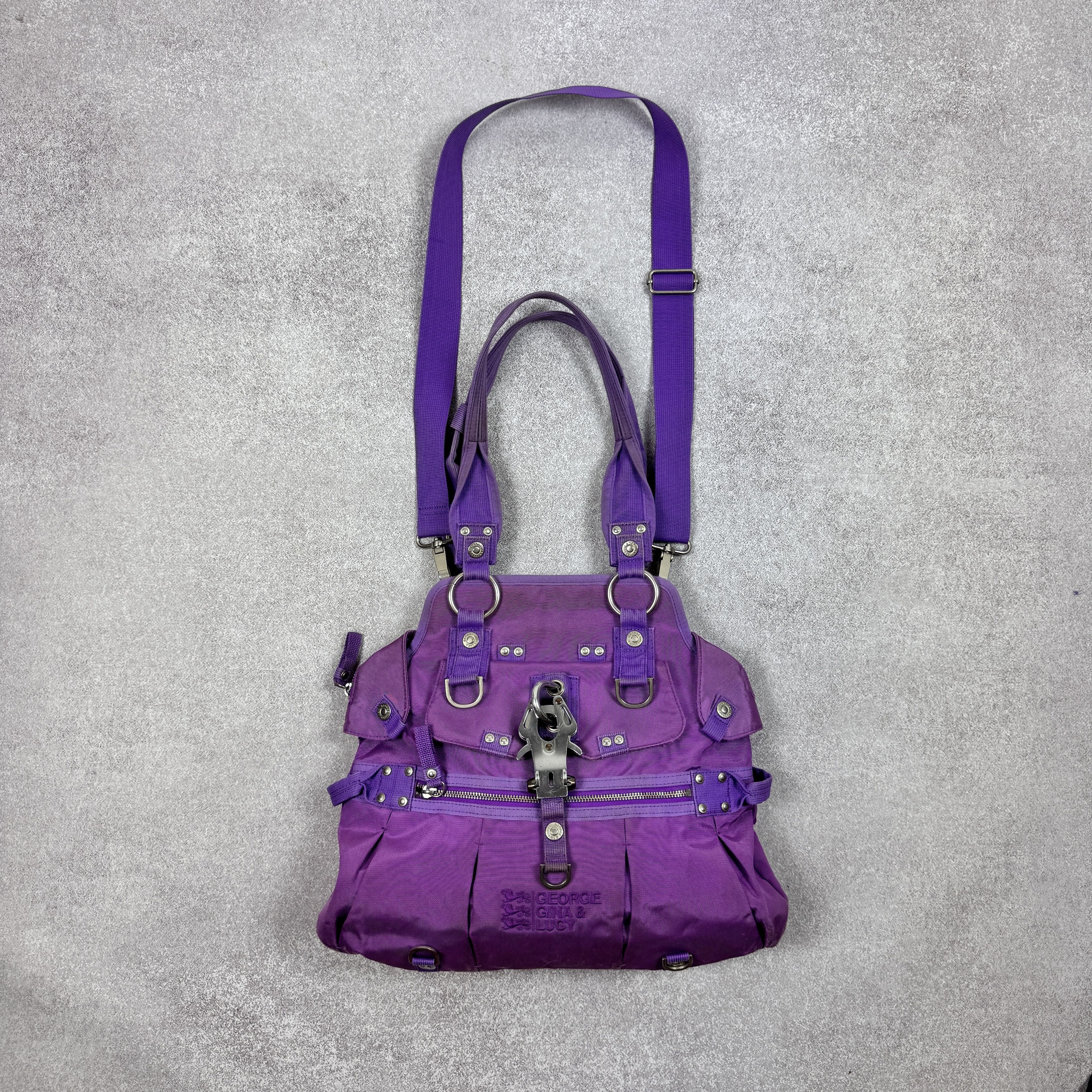 George Gina & Lucy George Gina & Lucy She Said He Said Purple Y2K Handle Bag Size ONE SIZE - 1 Thumbnail