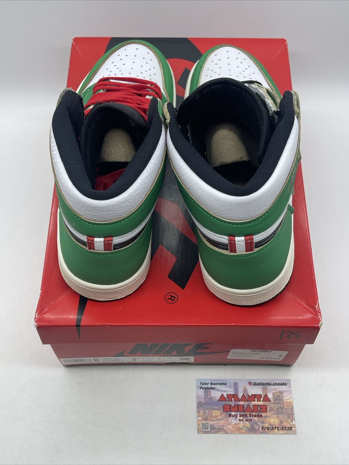 Nike Wmns air Jordan 1 high lucky green Size US 8 / IT 38 - 6 Thumbnail
