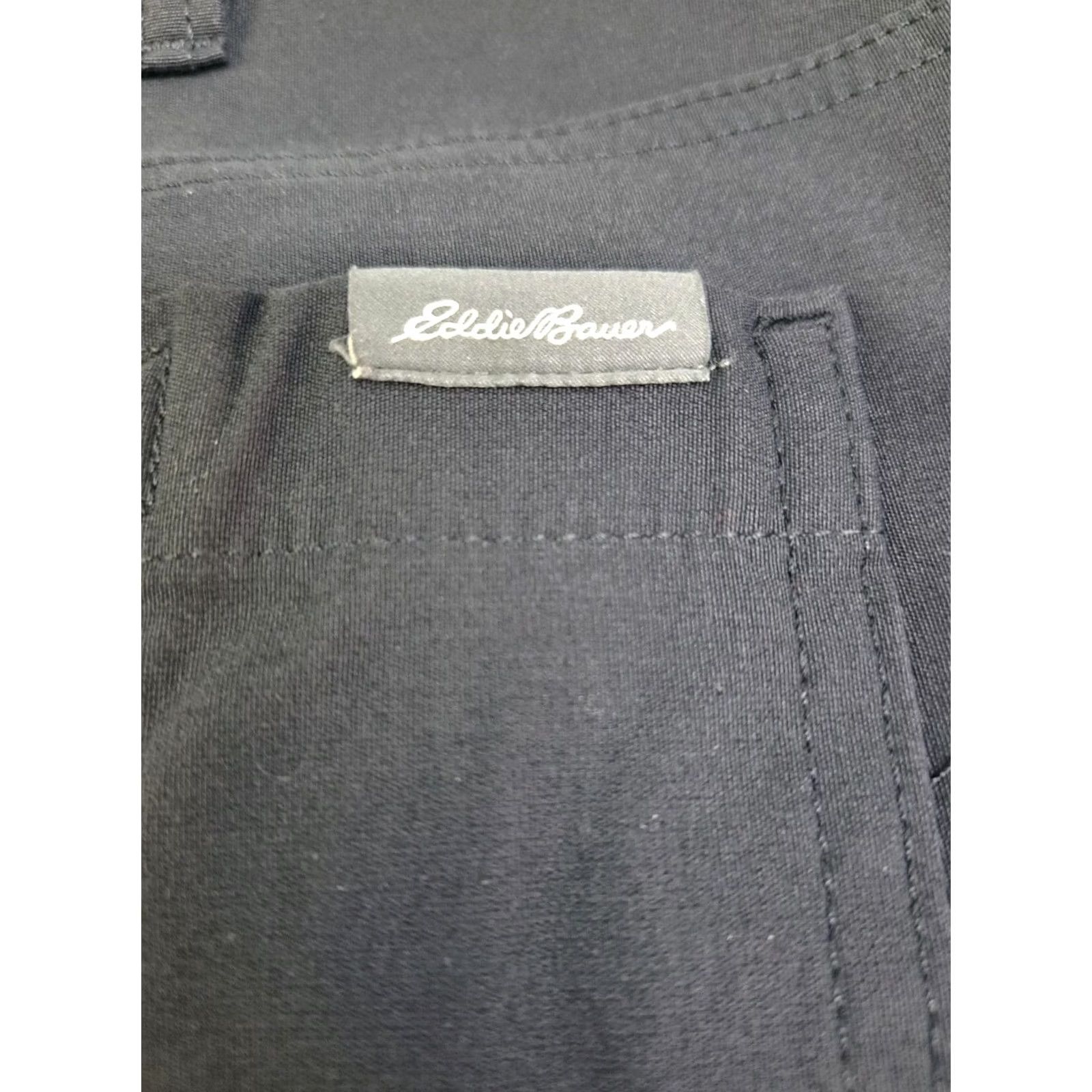 Eddie Bauer Eddie Bauer Mens Black Tech Pants Hiking Outdoors Stretch Size 36/30 Nylon #7325 Pants Regular 36in Inseam 30in Baggy? Size US 36 / EU 52 - 6 Thumbnail
