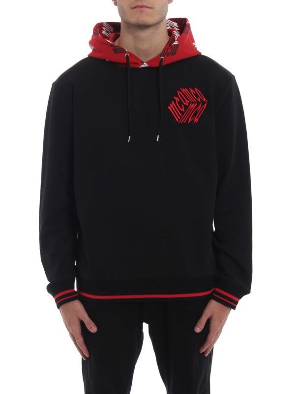Alexander McQueen 🇮🇹 Y2K Alexander McQueen MCQ Black Hoodie Rare Retro Size US XL / EU 56 / 4 - 3 Thumbnail