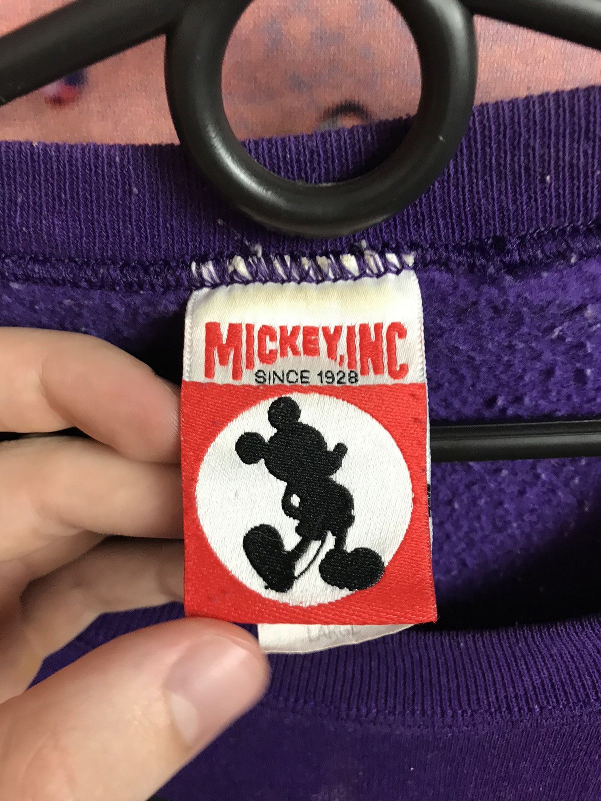 Disney Vintage 90s Disney Mickey Mouse sweatshirt Size US XL / EU 56 / 4 - 4 Thumbnail