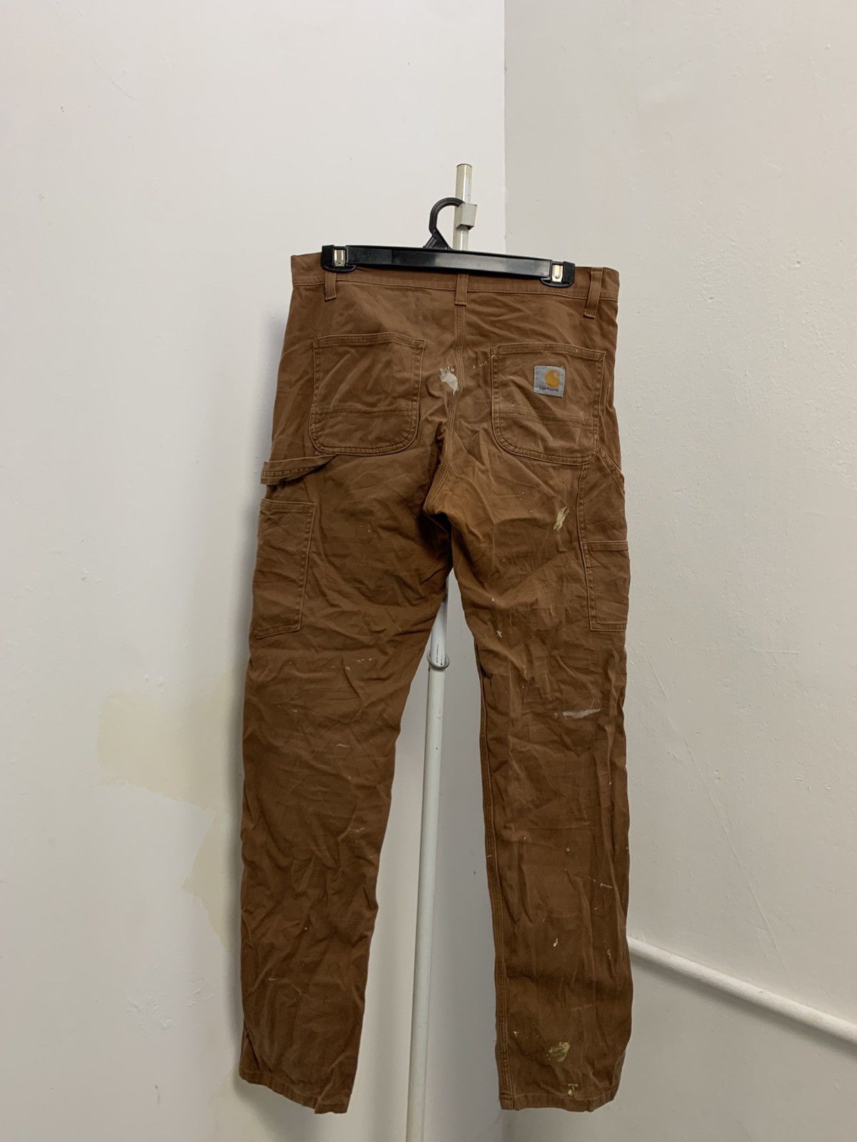 Carhartt × Carhartt Wip Trashed‼️Carhartt double knee carpenter painted damaged Size US 30 / EU 46 - 2 Thumbnail