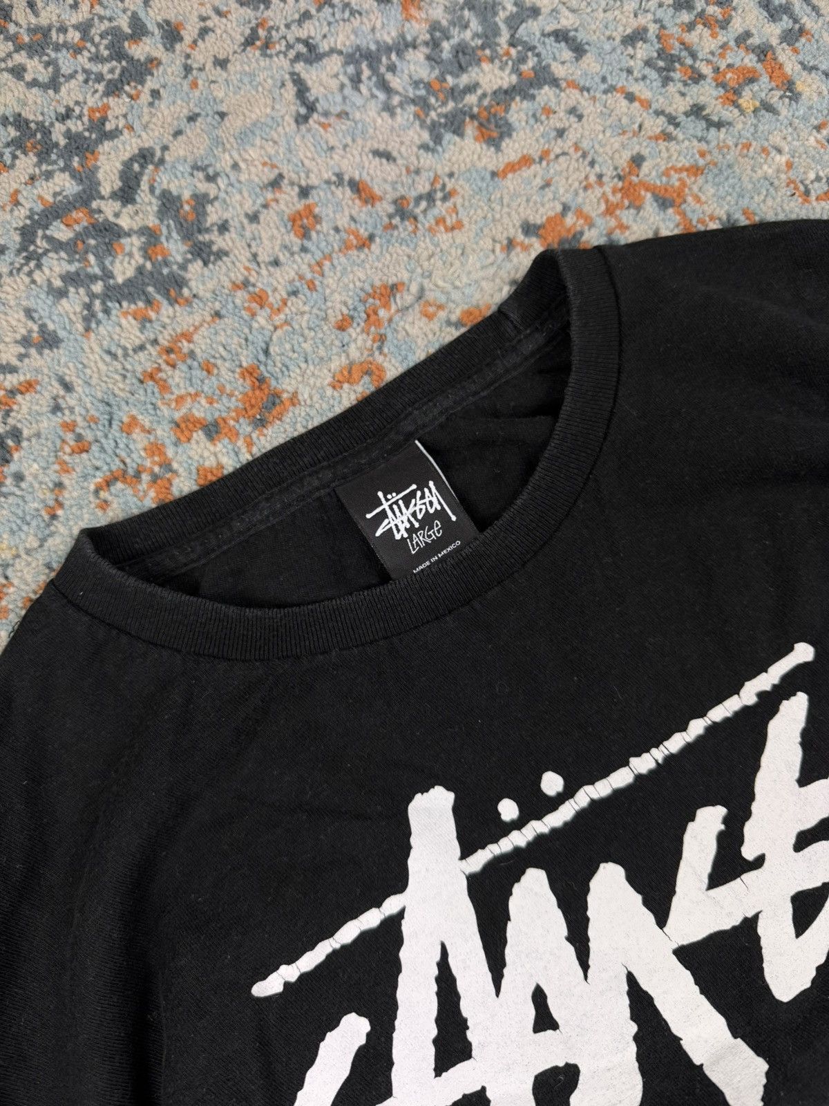 Stussy × Vintage Vintage y2k Stussy cities big logo graphic tee Size US L / EU 52-54 / 3 - 9 Thumbnail