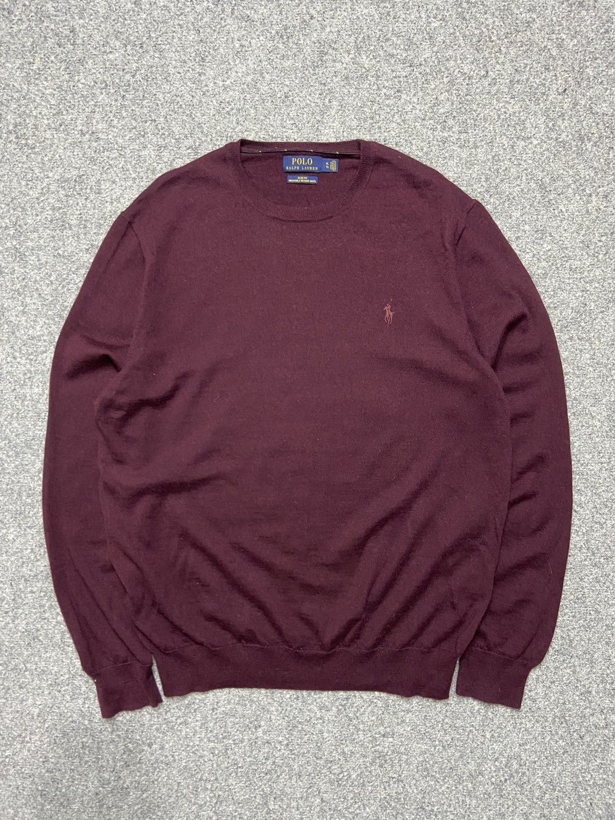 Polo Ralph Lauren Polo Ralph Lauren Merino Wool Crev neck pullover Size US XL / EU 56 / 4 - 1 Thumbnail