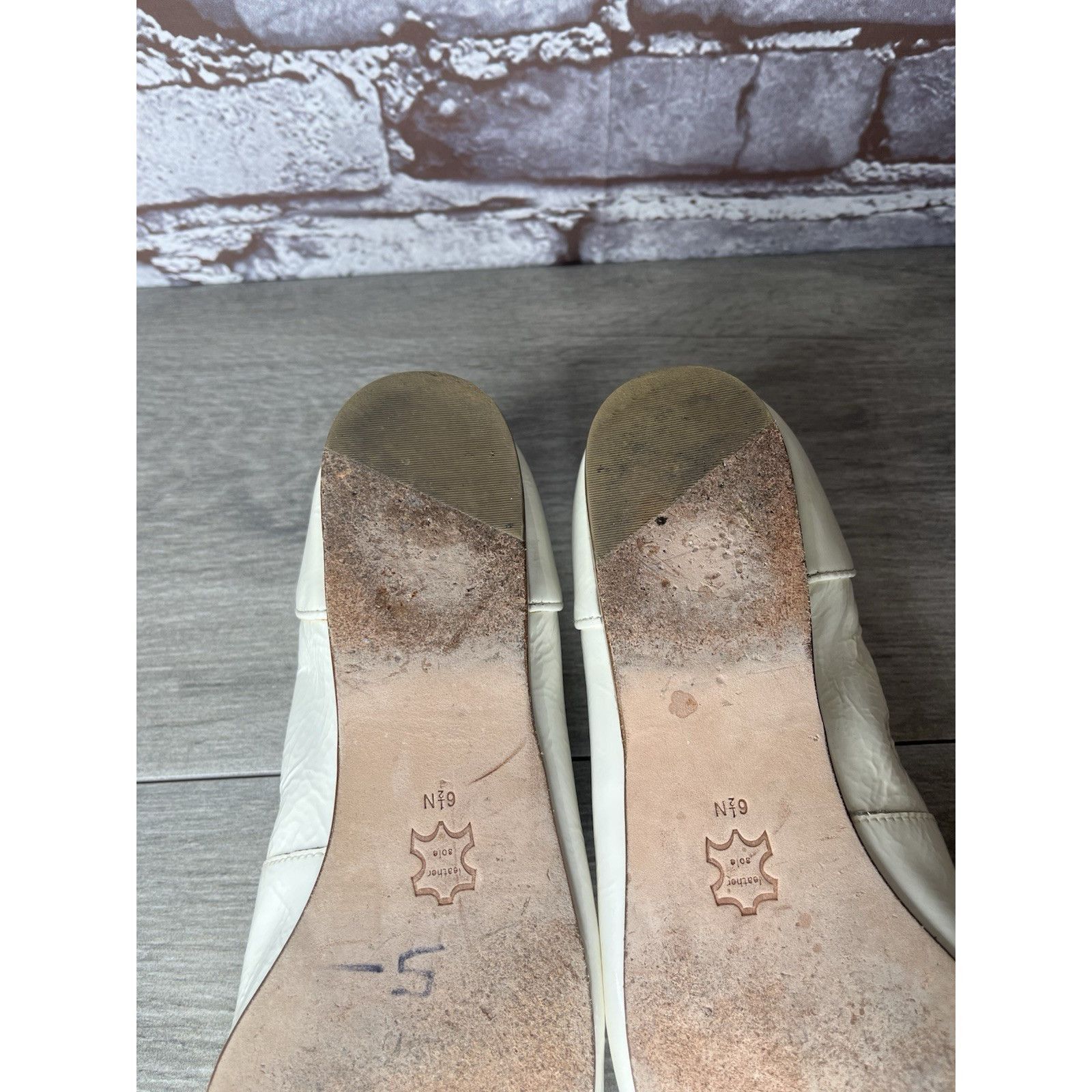 Enzo Bonafe Enzo Angiolini Ealento White Patent Leather Slip-On Loafers Size US 6.5 / IT 36.5 - 15 Thumbnail