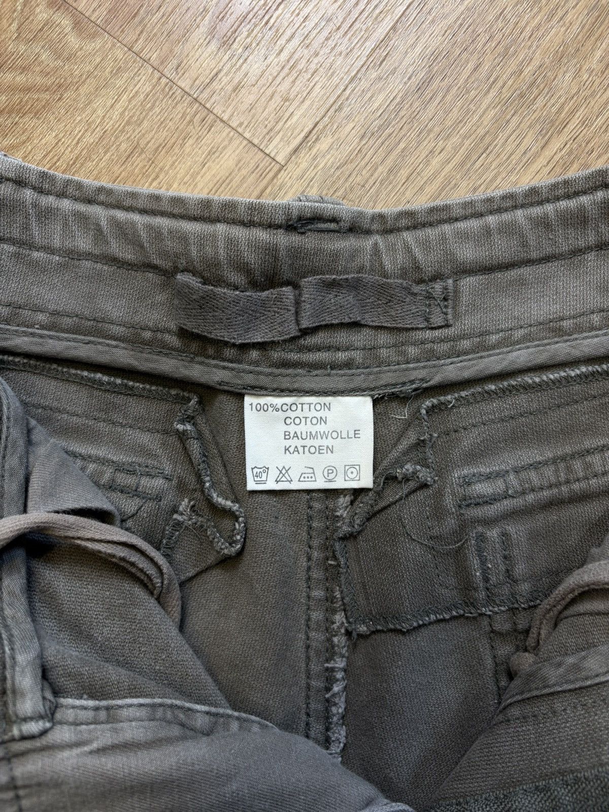 Vintage Vintage Bondage Khaki Green Technical Cargo Pants (32x30) Size US 32 / EU 48 - 8 Thumbnail