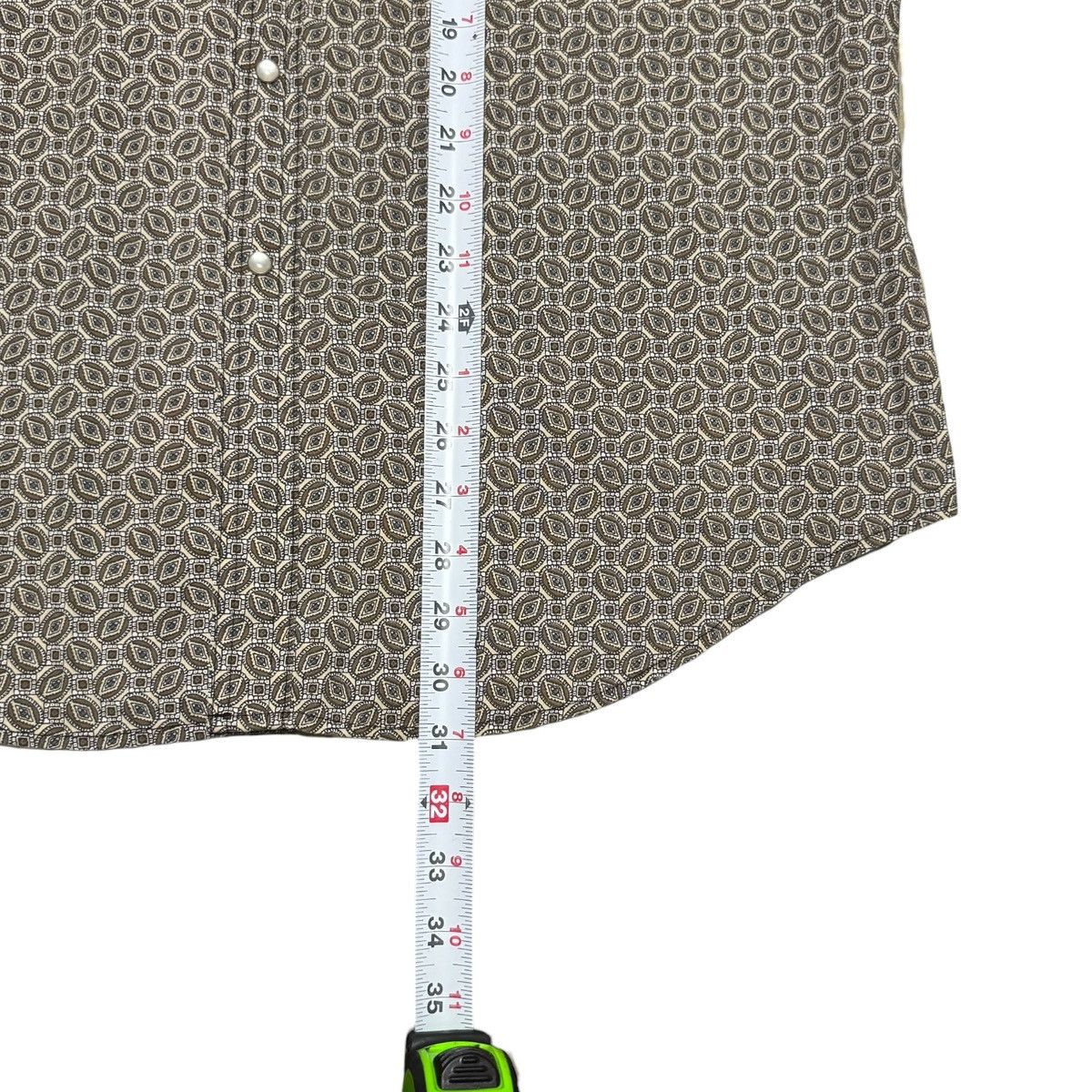 Wrangler Vintage Wrangler Wrancher Patterned Pearl Snap Shirt Men's L Size US L / EU 52-54 / 3 - 7 Thumbnail