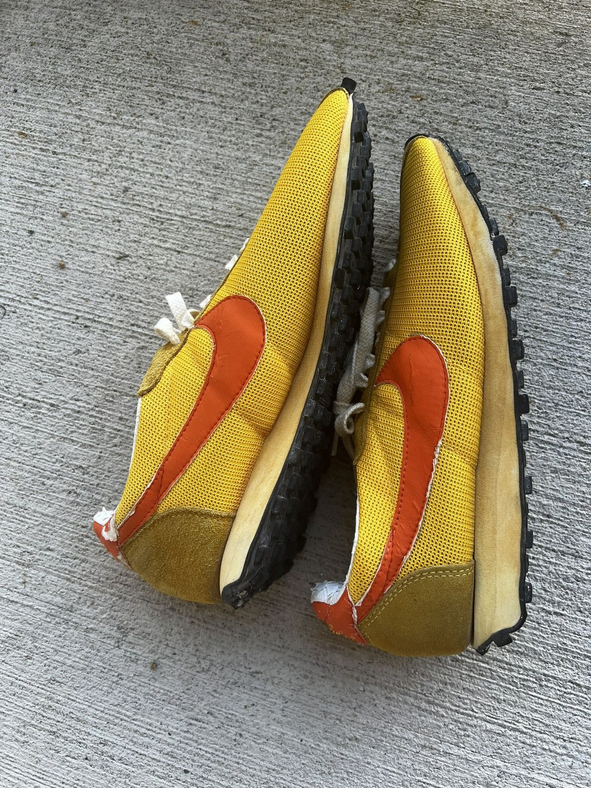 Nike Vintage Nike LD-1000 Yellow Orange Size US 9 / EU 42 - 3 Thumbnail