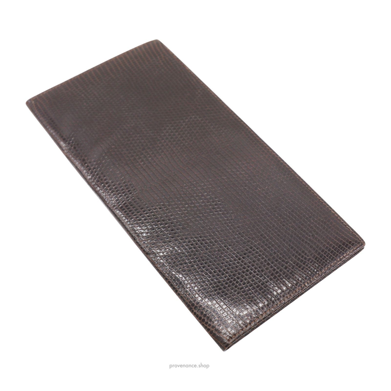 Gucci 🔴 Gucci Long Wallet - Brown Lizard Leather Size ONE SIZE - 3 Thumbnail