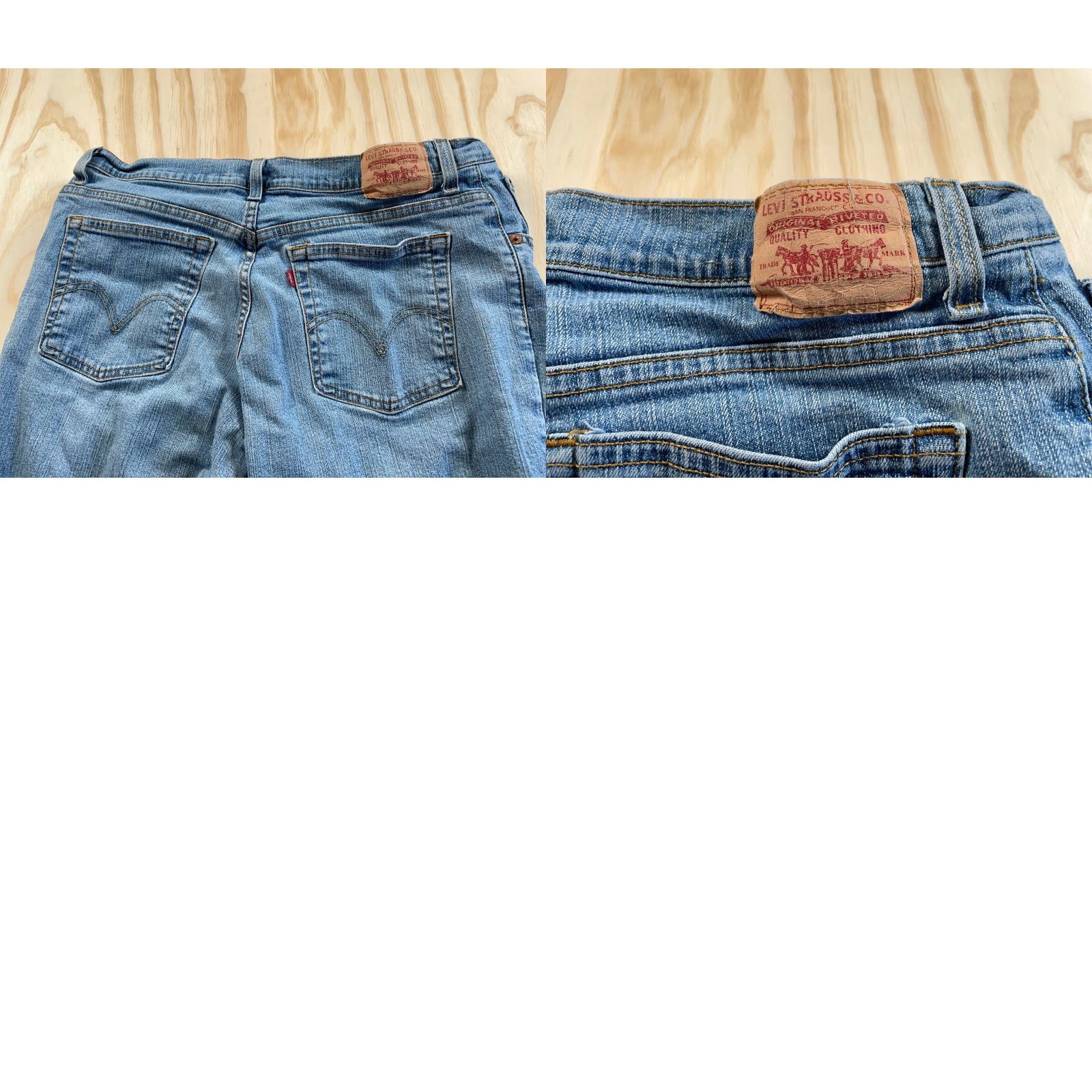 Levi's VINTAGE Levi's 550 Jeans Bootcut Women 16L (35 x 31.5) Blue Denim Regular Rise Mid Relaxed 5-Pocket Size 38" / US 16 / IT 52 - 9 Thumbnail