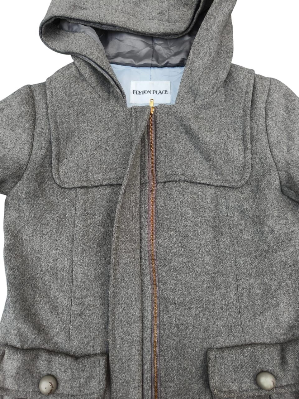 Japanese Brand VINTAGE PEYTON PLACE WOOL STYLE JACKET Size XS / US 0-2 / IT 36-38 - 3 Thumbnail