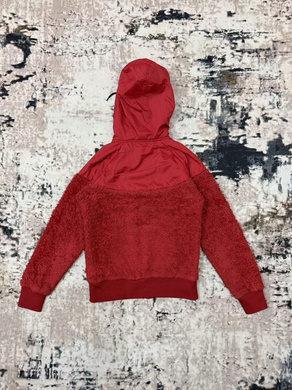 Nike Vintage Nike Shearling Fleece Sweater Hoodie Jacket Size US XS / EU 42 / 0 - 14 Thumbnail