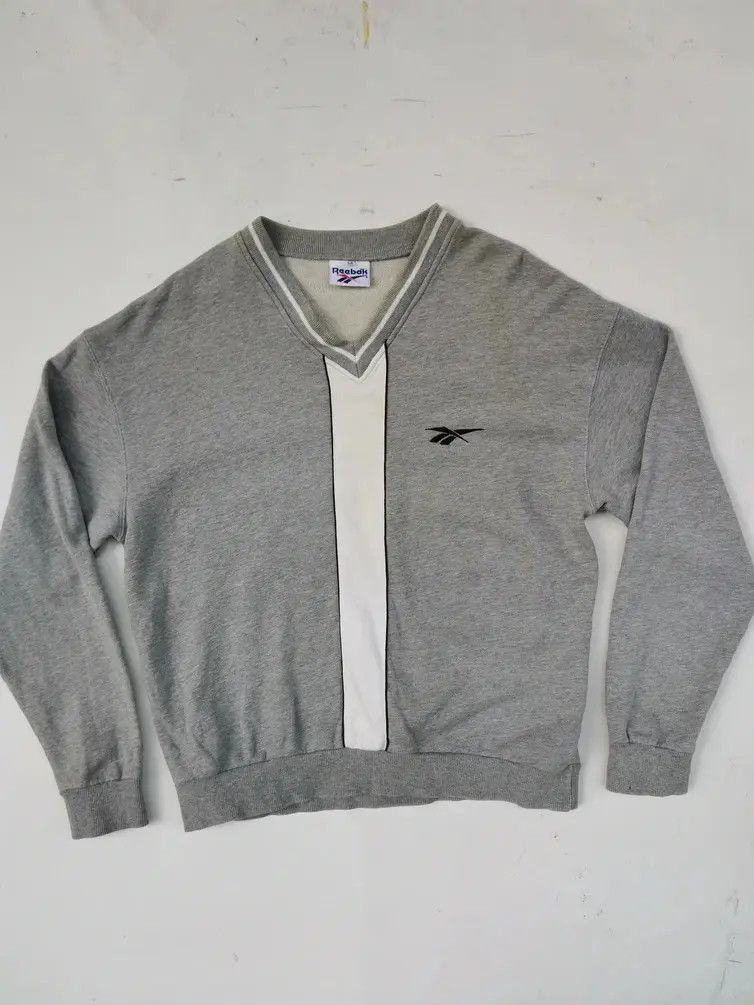 Reebok Rare!!! Reebok Embroidered Logo Sweatshirt Size US L / EU 52-54 / 3 - 1 Thumbnail