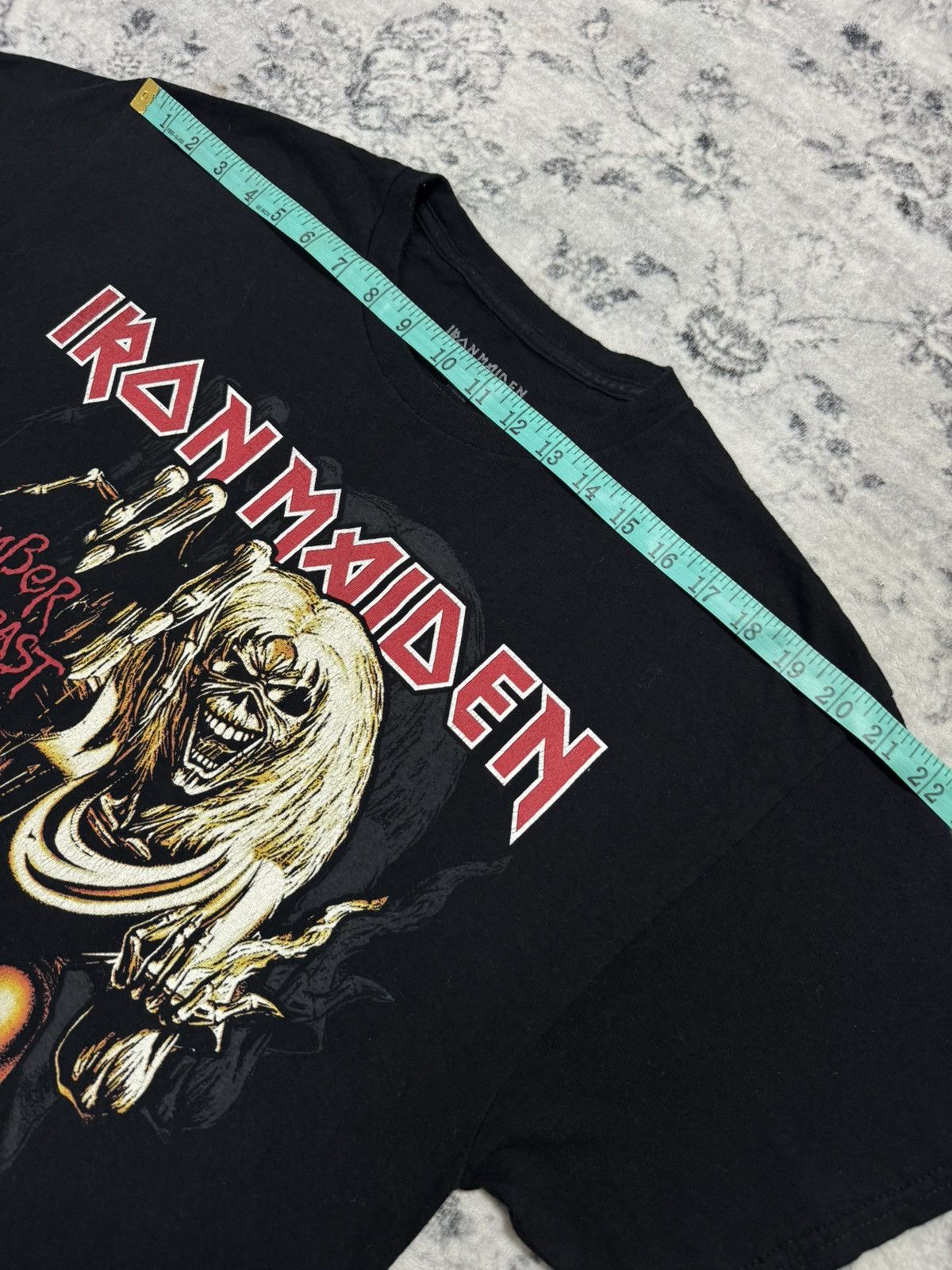 Band Tees 2022 IRON MAIDEN THE NUMBER OF THE BEAST CONCERST TOUR RETRO Size US L / EU 52-54 / 3 - 9 Thumbnail