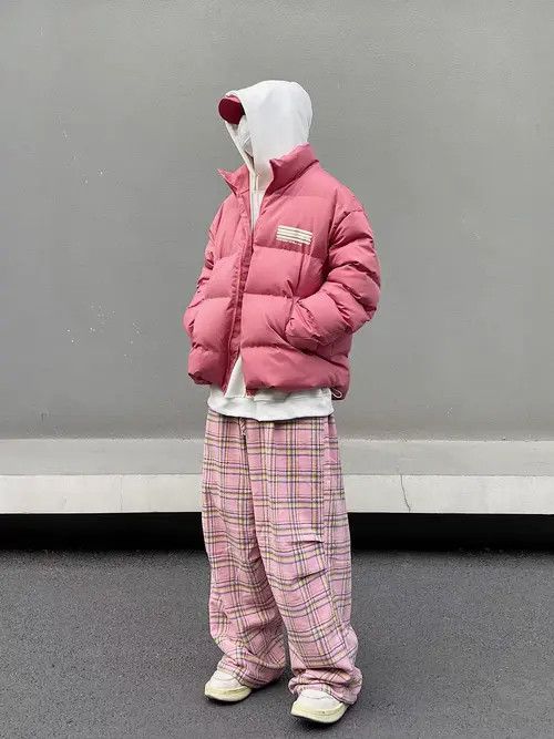 Japanese Brand Kirari x Asano Pink High Street Vintage Loose Casual Pants Size US 32 / EU 48 - 5 Thumbnail