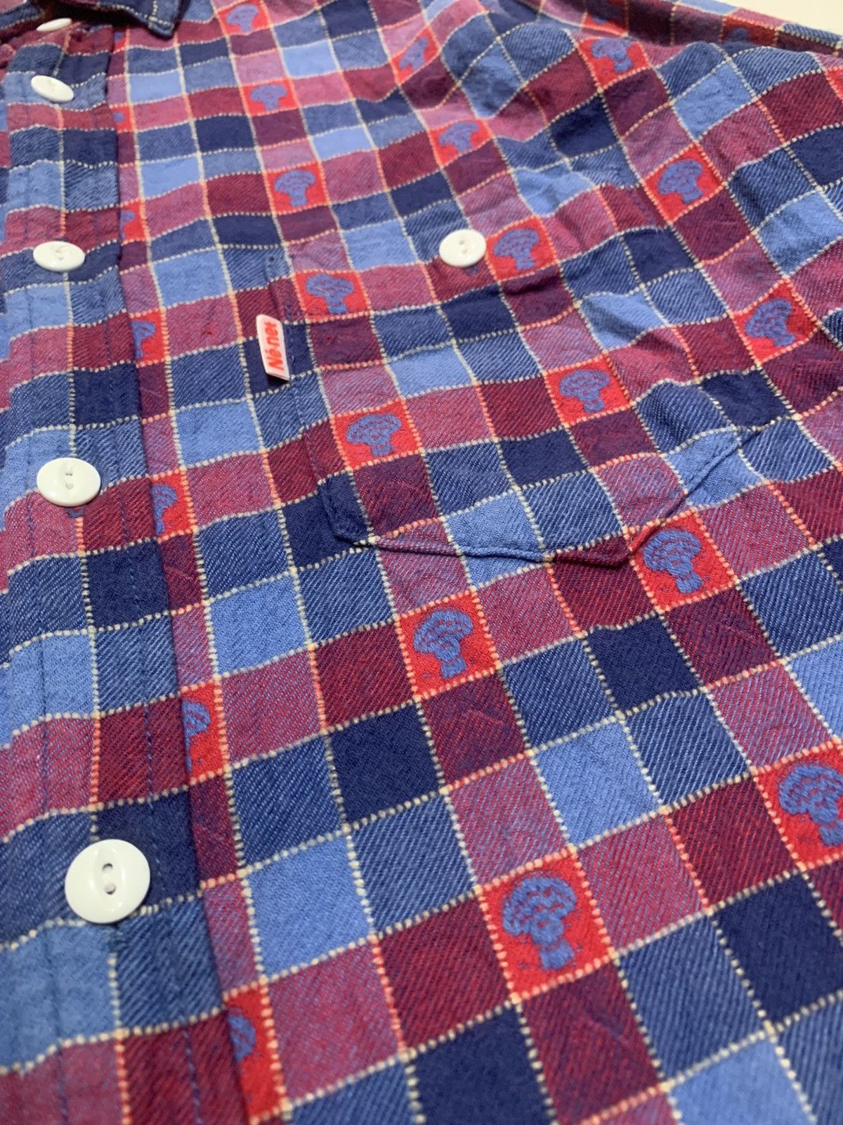 Ne-Net Ne-Net FLANNEL SHIRT ALL OVER LOGO Size US M / EU 48-50 / 2 - 5 Thumbnail