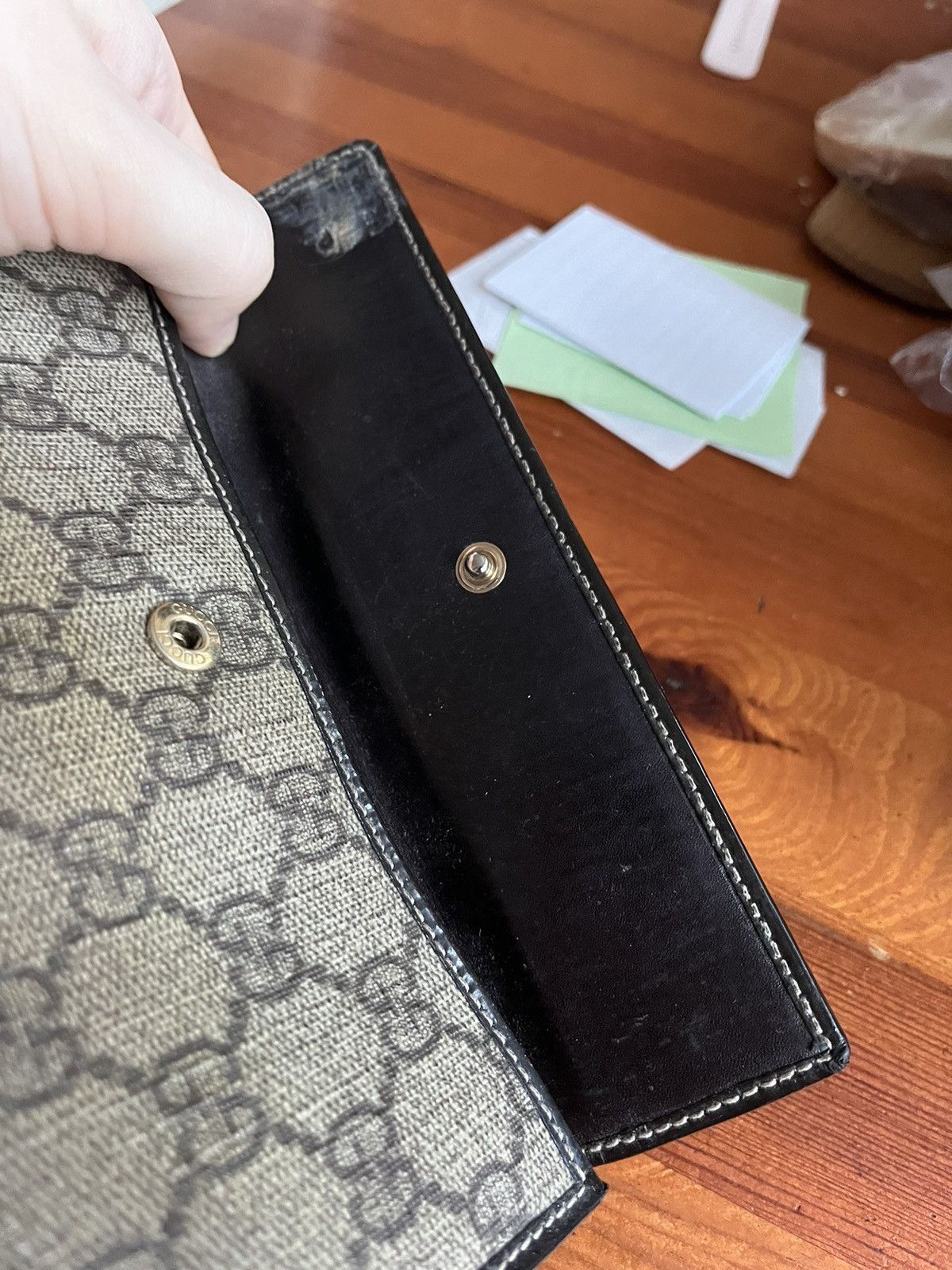 Vintage Gucci vintage wallet Size ONE SIZE - 19 Thumbnail