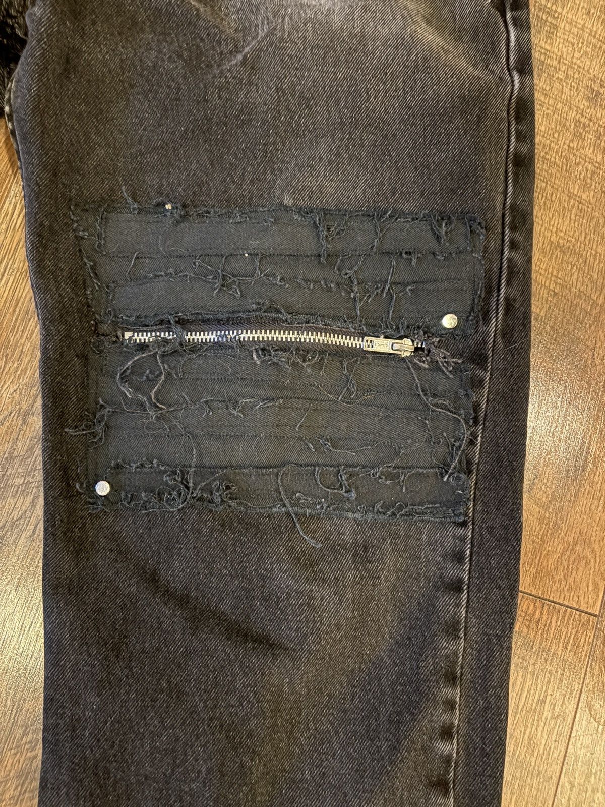 Levi's Vintage Clothing Super cool custom studded patch jeans Size US 34 / EU 50 - 2 Thumbnail