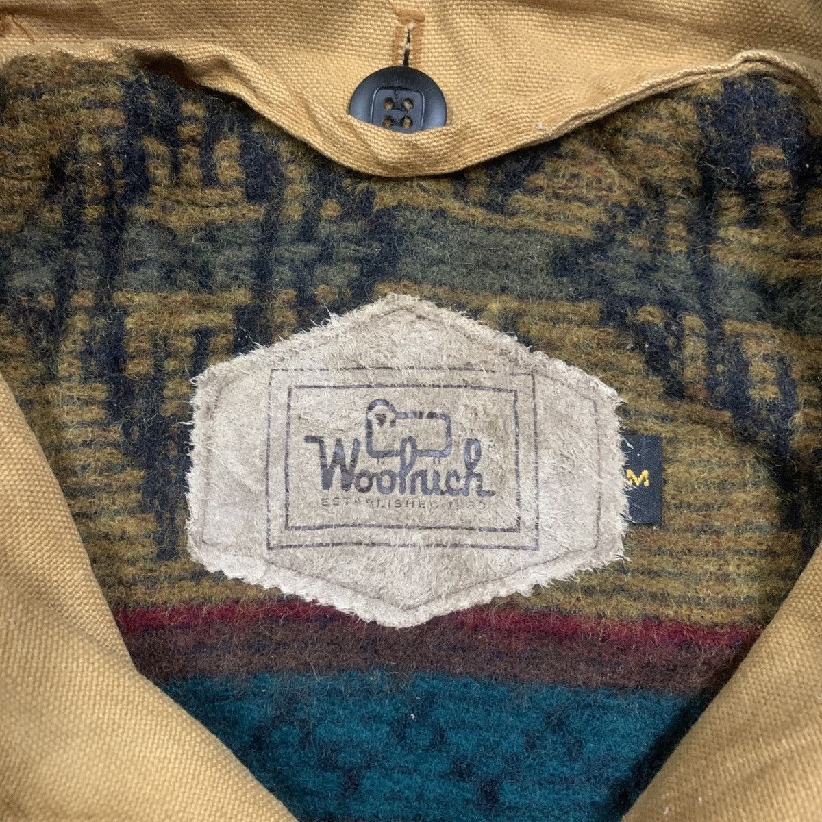 Woolrich Woolen Mills Vtg Woolrich Duck Canvas Blanket Lined Hunting Jacket Size US M / EU 48-50 / 2 - 8 Thumbnail