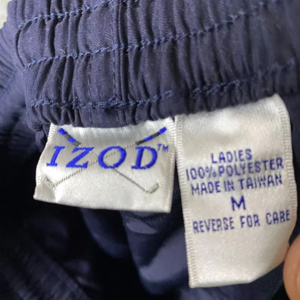Izod Izod Golf Pants Medium Women's Stretch Drawstring Blue M Size 28" / US 6 / IT 42 - 7 Thumbnail