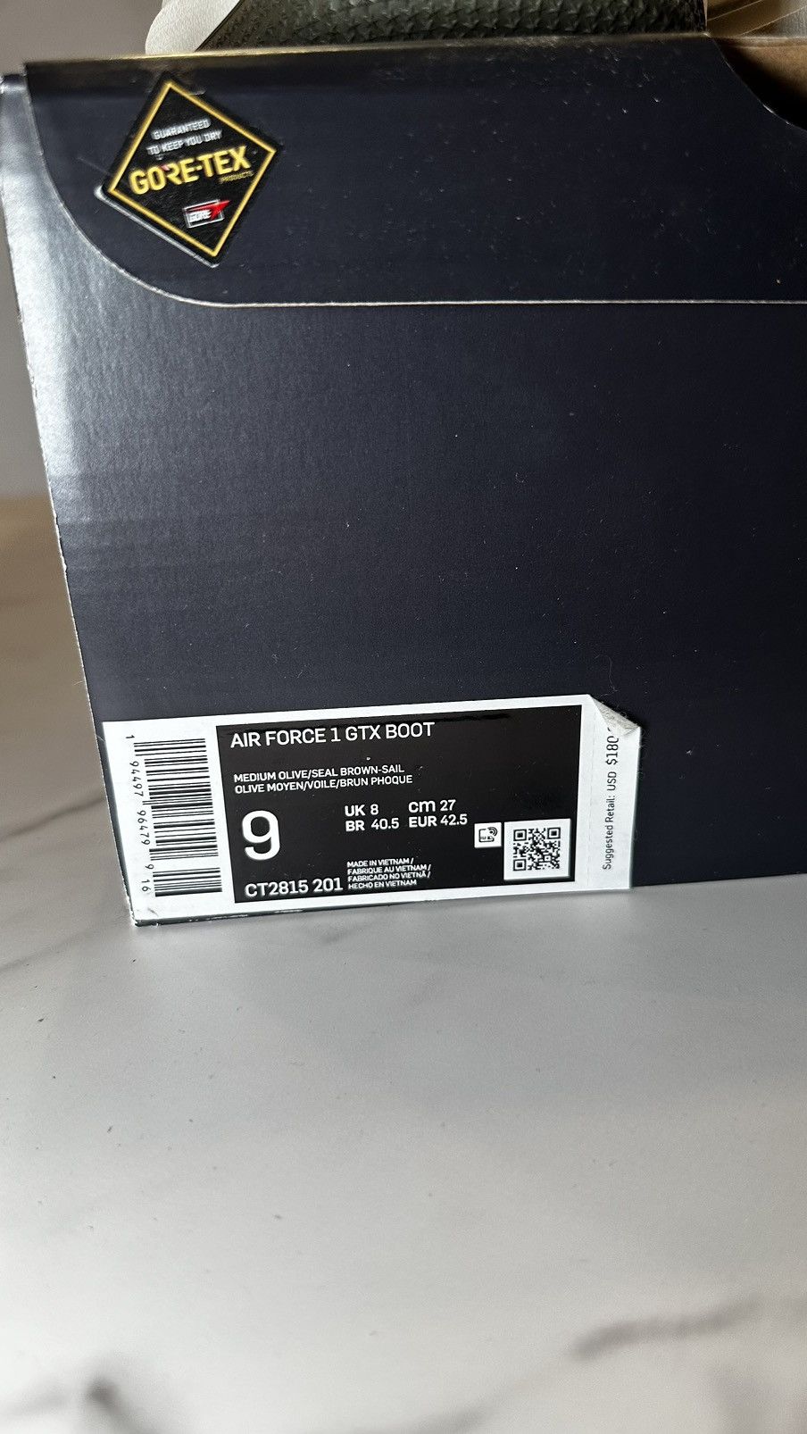 Nike Air Force 1 GTX Boot Size US 9 / EU 42 - 2 Thumbnail