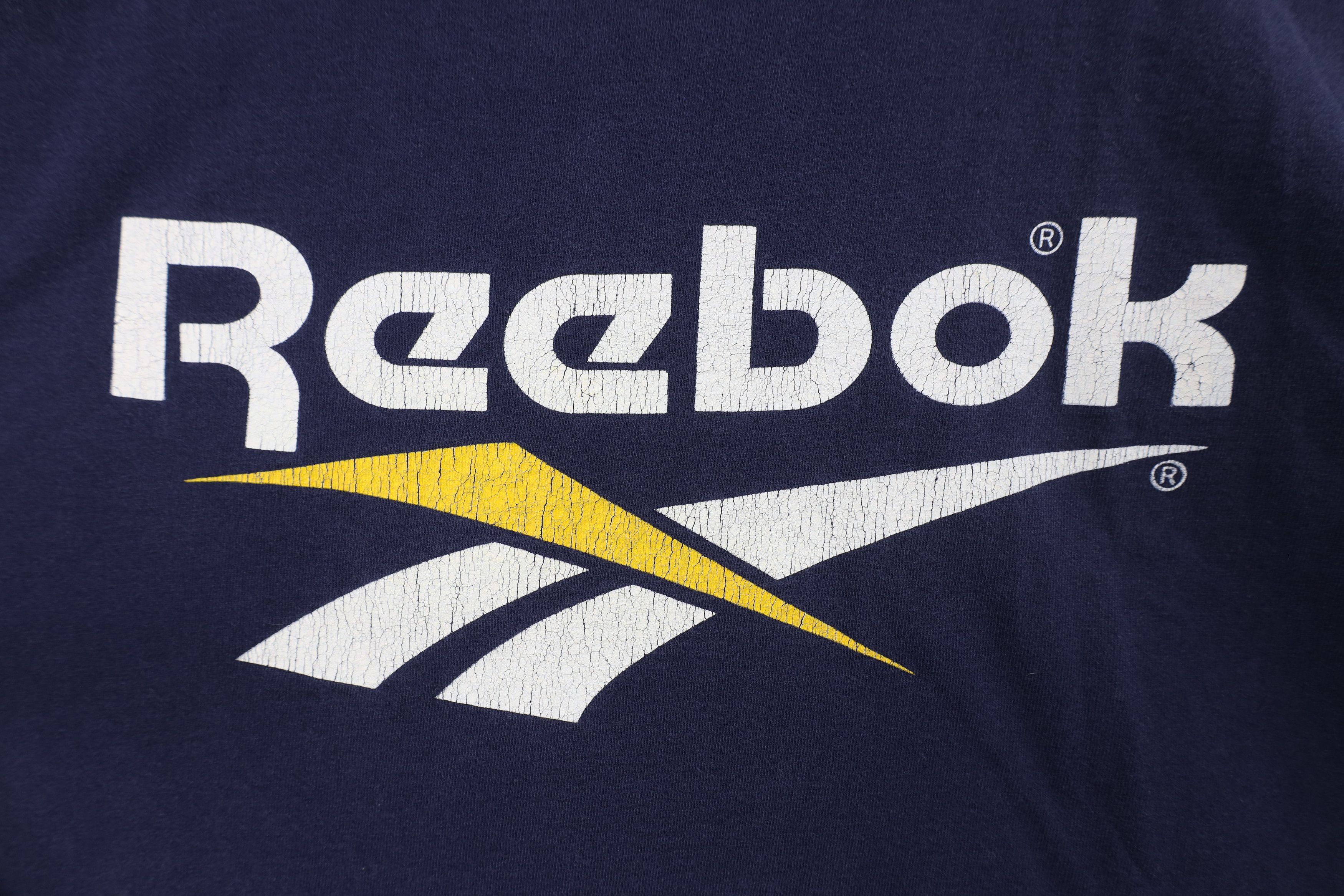 Reebok Vintage 90s Reebok Big Logo Short Sleeve T-Shirt USA Size US XL / EU 56 / 4 - 4 Thumbnail