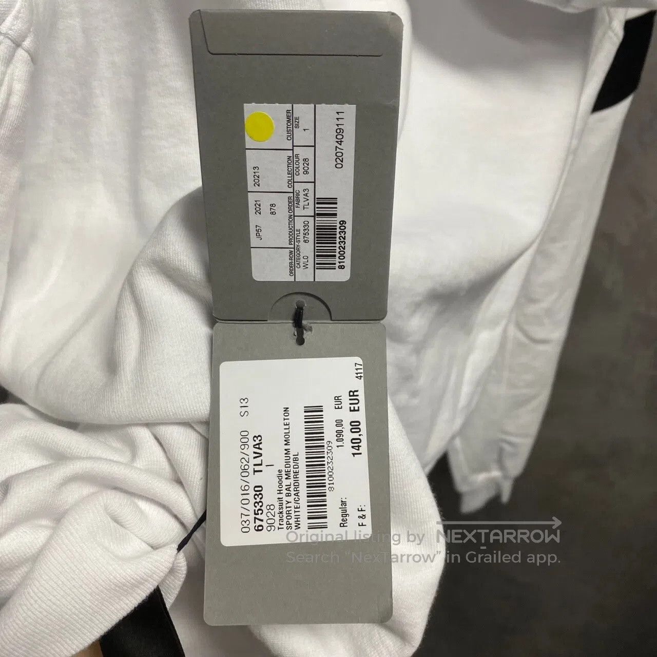 Balenciaga Balenciaga White striped embroidered logo logo uniform jac Size US M / EU 48-50 / 2 - 7 Thumbnail