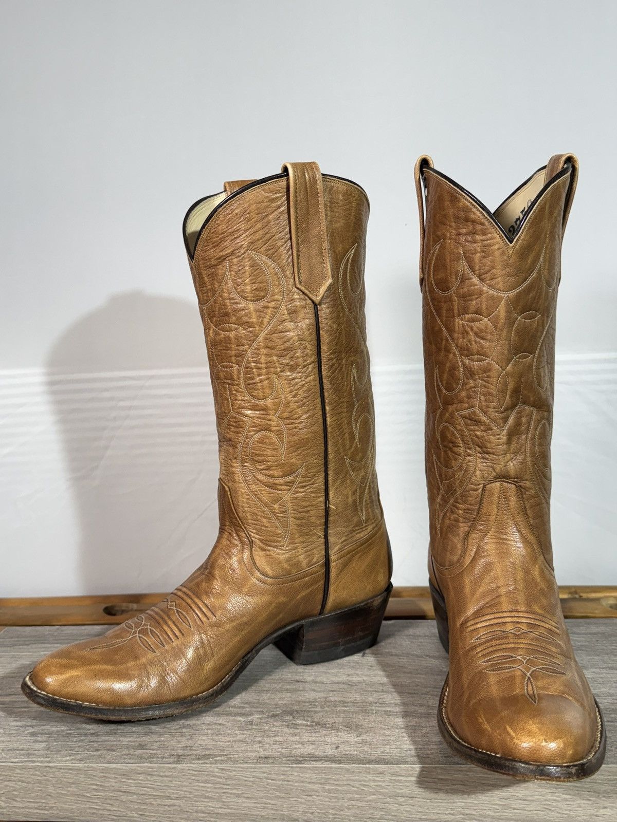 Rios of Mercedes Rios of Mercedes Men’s Royal Calfskin Cowboy Boots Size 7.5B Size US 7.5 / EU 40-41 - 4 Thumbnail